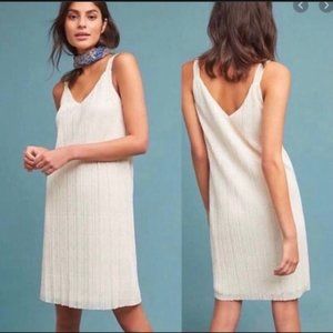 Anthropologie Meadow Rue Prespa Pleat Dress Sz 0P